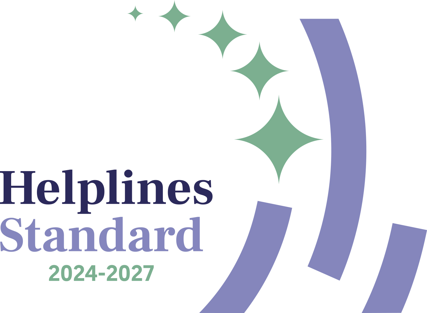 Helplines Standard 2024-2027 logo